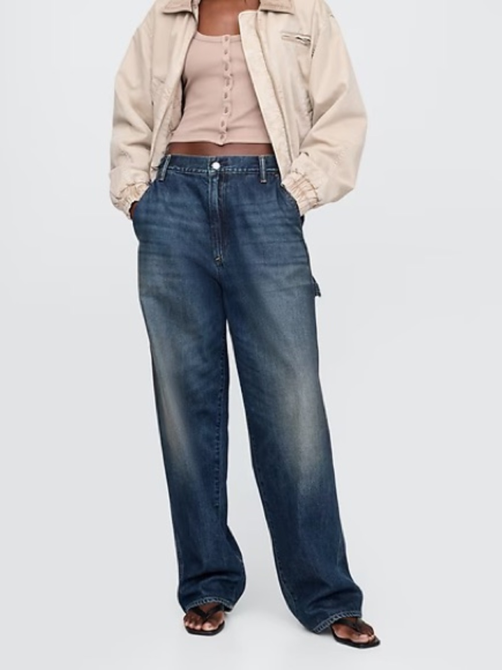 GAP UltraSoft Baggy Carpenter Relaxed Jeans